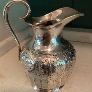 Silver pitcher